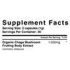 Chaga Mushroom Capsules 60 ct
