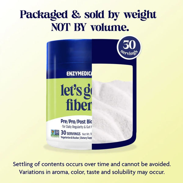 Enzymedica Let’s Go Fiber+ – Tropical (30 Servings)