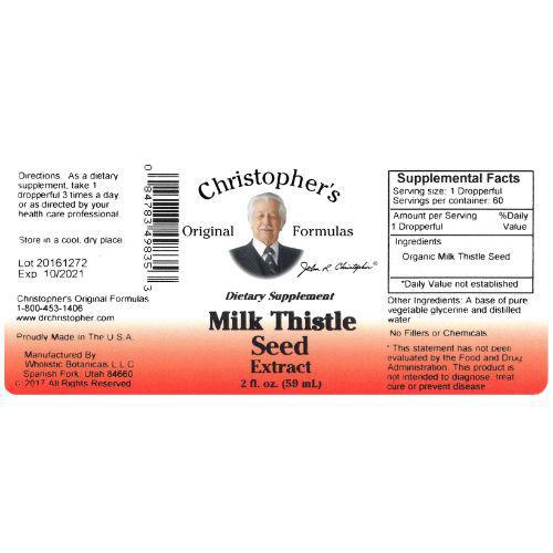 Milk Thistle Seed Extract - 2 oz