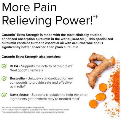 Curamin Extra Strength Pain Relief - 120 Tablets