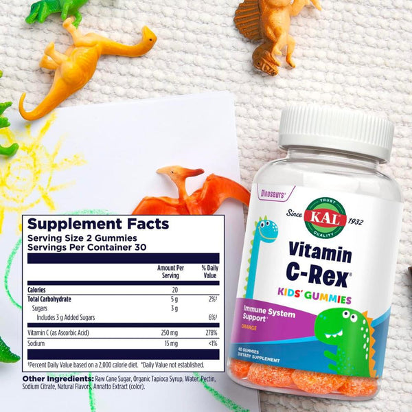KAL Vitamin C-Rex Gummies 60 ct