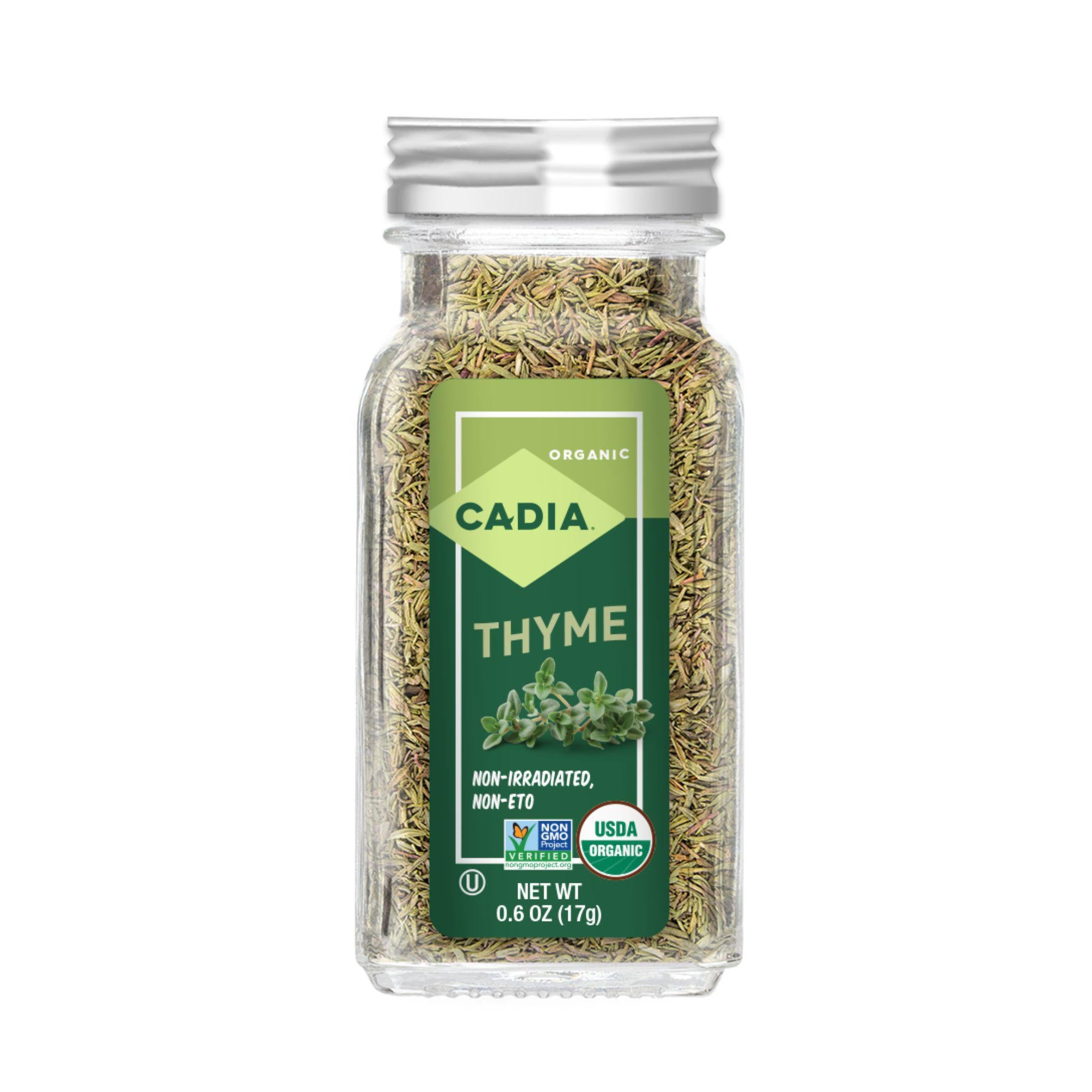 Cadia Thyme Leaves Organic, 0.6 oz