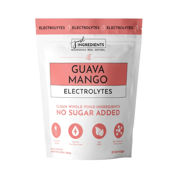Just Ingredients Electrolytes - Guava Mango - 13.7 oz