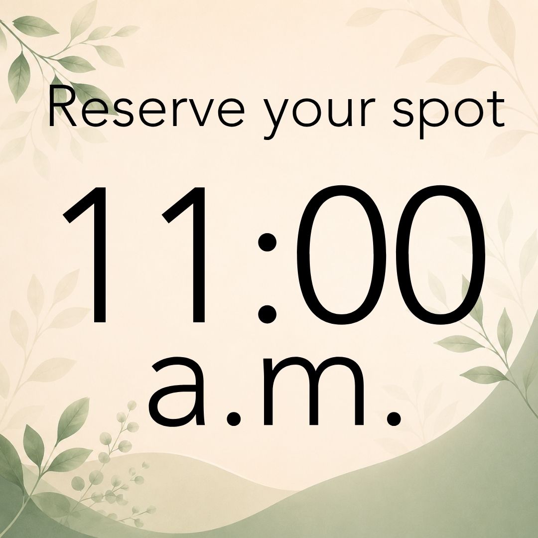 Ear Treatment with Lori 11:00 - 11:30 a.m.