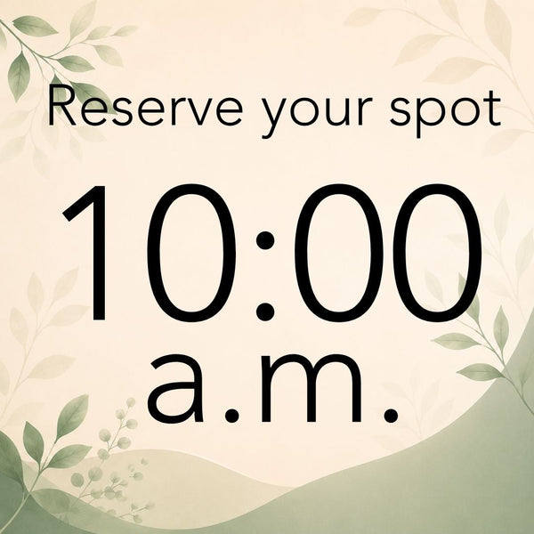 Ear Treatment with Lori 10:00 - 10:30 a.m.