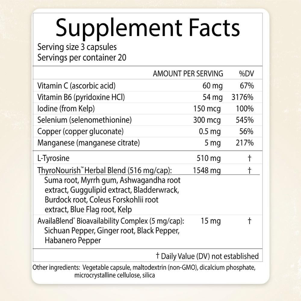 ThyroNourish - 60 Capsules