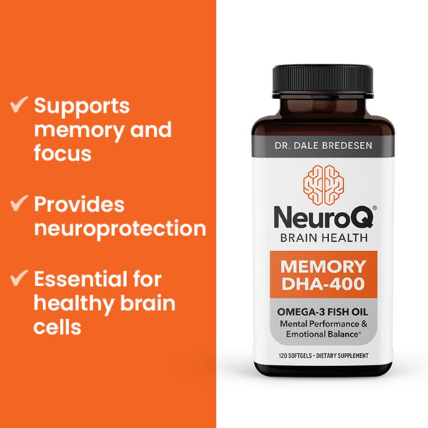 NeuroQ Memory DHA-400 - 120 Softgels