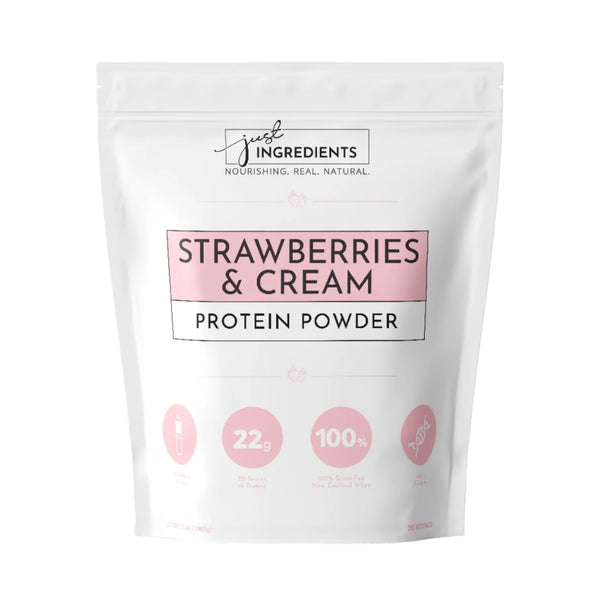 Just Ingredients Protein Powder - Strawberries & Cream - 2.4 lb