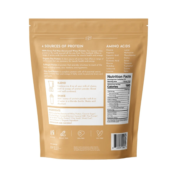Just Ingredients Protein Powder - Salted Caramel - 2.3 lb