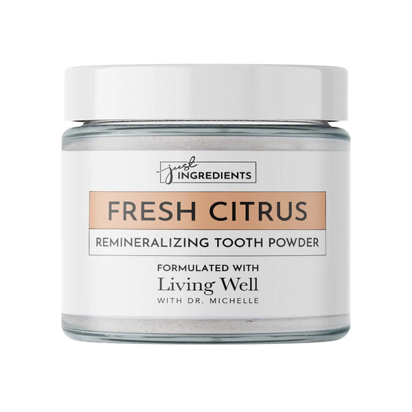 Just Ingredients Remineralizing Tooth Powder - Fresh Citrus