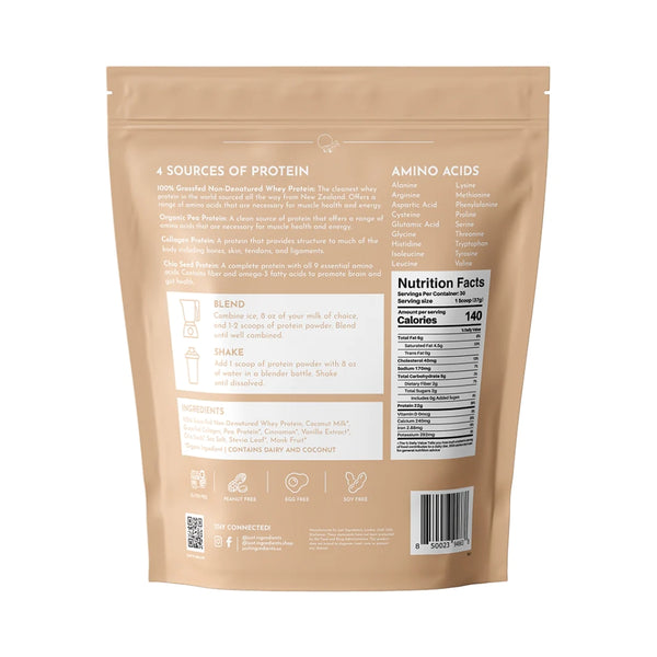 Just Ingredients Protein Powder - Snickerdoodle - 2.44 lb