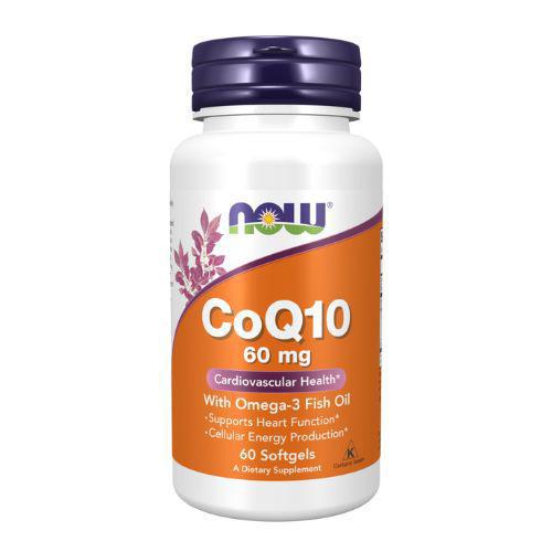 CoQ10 With Omega-3 Fish Oil 60 mg 60 ct
