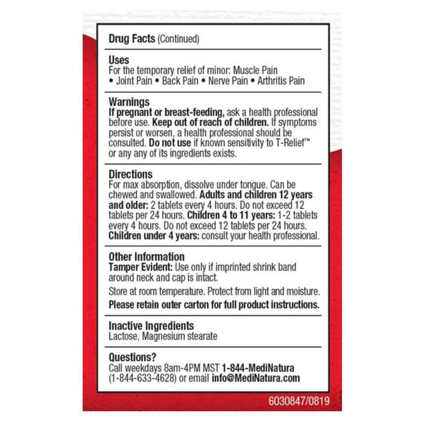 T-Relief Pain – 100 Tablets