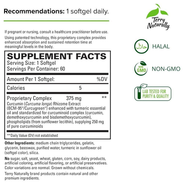 CuraMed 375 mg - 60 Softgels