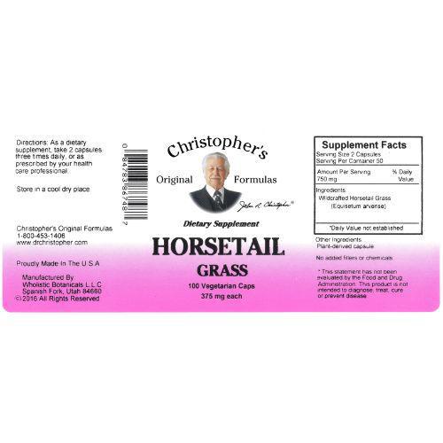 Horsetail Grass Herb Capsule 100 ct