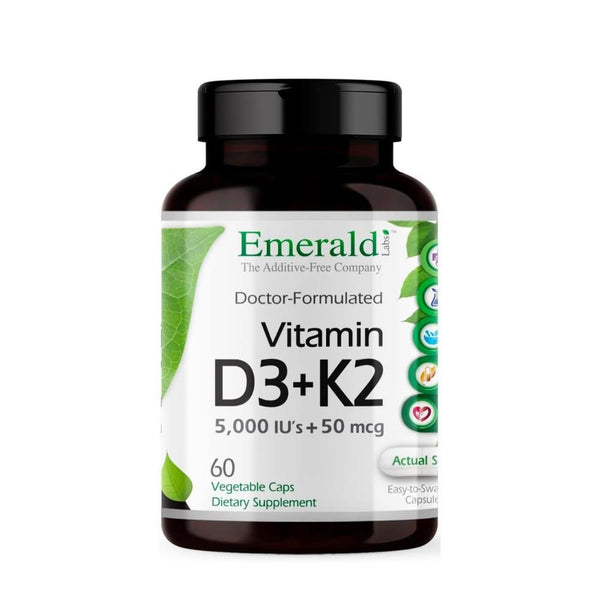 Vitamin D3 + K2 - 60 Capsules