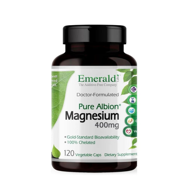 Magnesium (Glycinate Albion Chelated) - 400 mg Capsule - 120 Capsules
