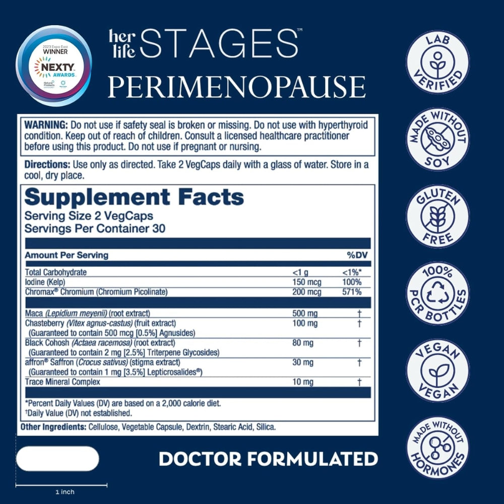 Solaray Her Life Stages Perimenopause - 60 Vegcaps