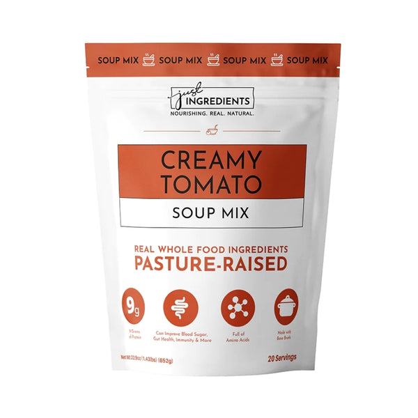 Just Ingredients Bone Broth Soup Mix - Creamy Tomato - 22.9 oz