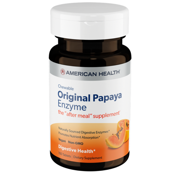 American Health Papaya Enzyme 100 Tablets