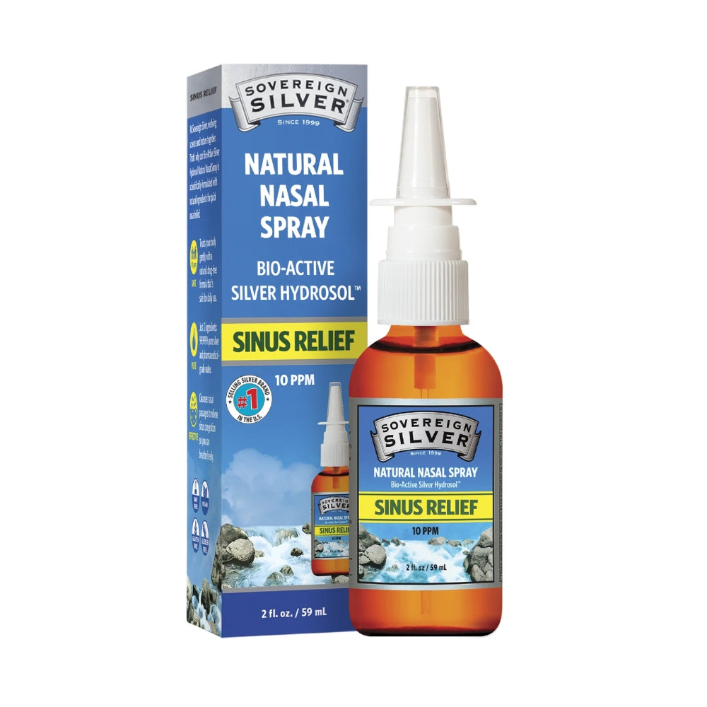 Bio-Active Silver Hydrosol - Sinus Relief Spray -  2 oz