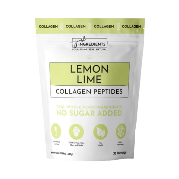 Just Ingredients Collagen Peptides - Lemon Lime - 16.9 oz