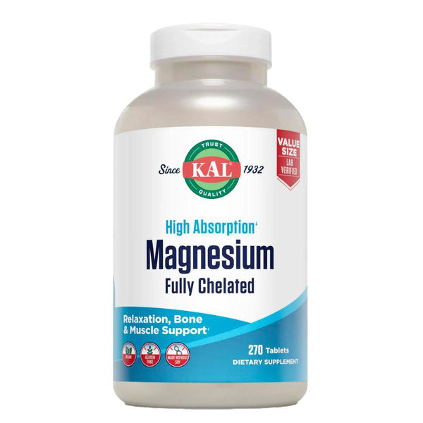 KAL Magnesium Glycinate Fully Chelated 270 ct