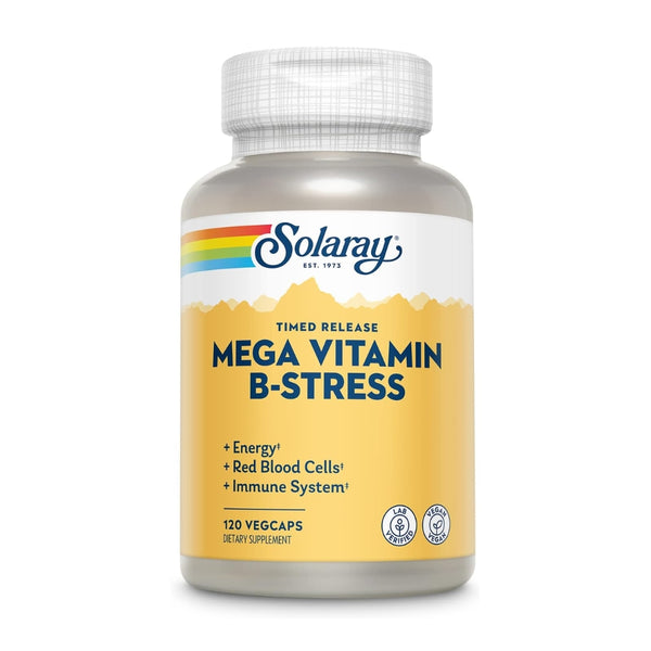 Solaray Mega Vitamin B-Stress - 120 VegCaps