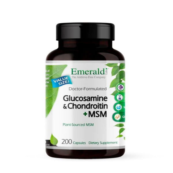 Glucosamine & Chondroitin Plus MSM - 200 Capsules