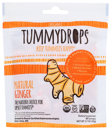 Tummydrops Natural Ginger - 33 pieces