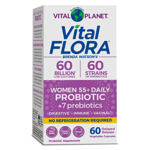 Vital Flora 60/60 Women 55+ Probiotic SS - 60 Delayed Release VegCaps