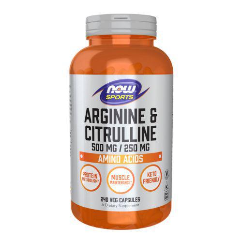 Sports Arginine 500 mg & Citrulline 250 mg, 120 ct