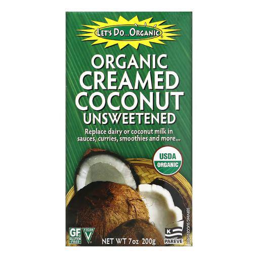 Let's Do Organic Creamed Coconut, Unsweetened 7oz