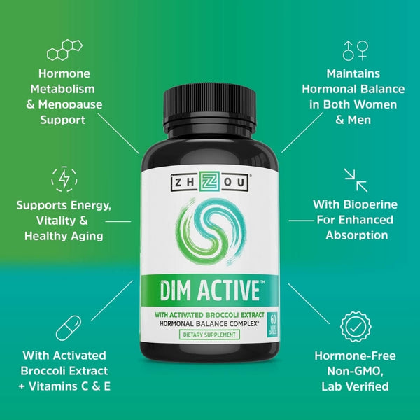 Zhou DIM Active - Supports Energy, Vitality and Healthy Aging