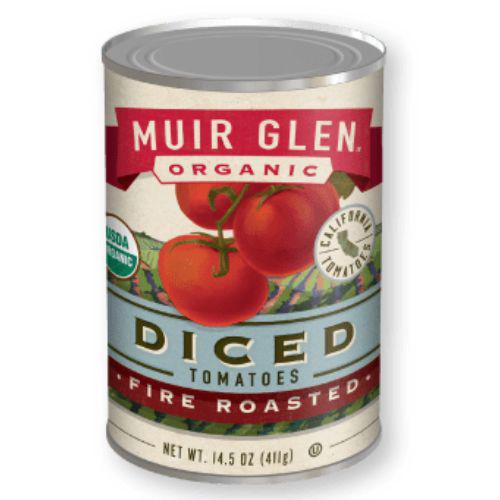 Muir Glen Diced Tomatoes Fire Roasted