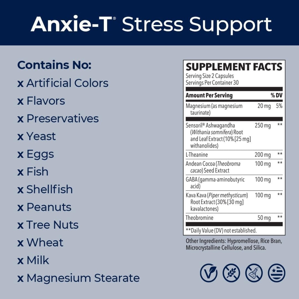 Anxie-T Plus Extra Strength - 60 Capsules