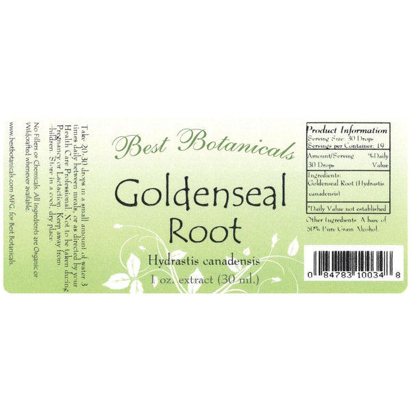 Goldenseal Root Extract - 1 oz