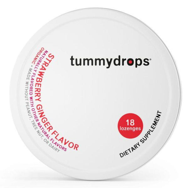 Tummydrops Strawberry Ginger - 18 piece Tin