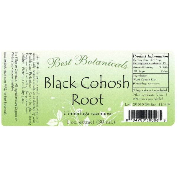 Black Cohosh Root Extract - 1 oz