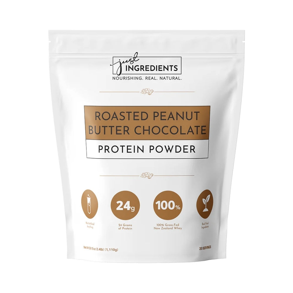 Just Ingredients Protein Powder - Roasted Peanut Butter Chocolate - 2.4 lb