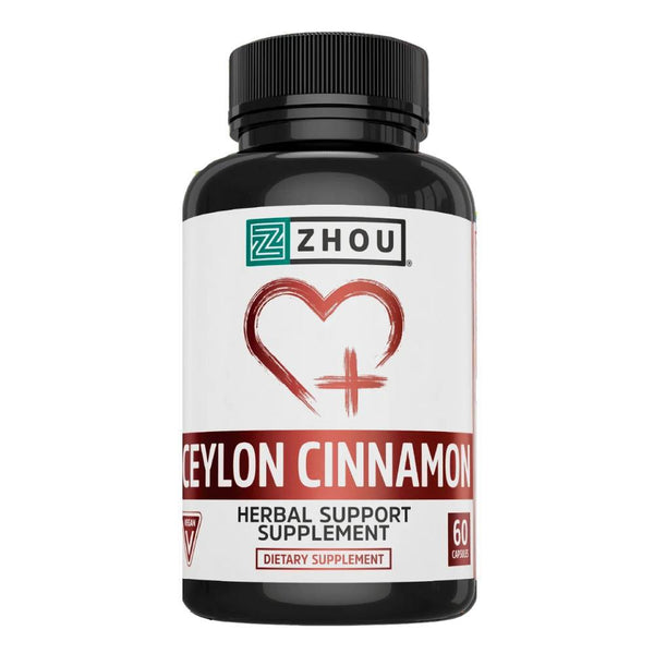 Zhou Nutrition Ceylon Cinnamon 60 ct