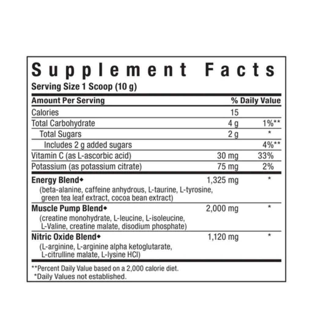 PRE WORKOUT Grape Flavor - 1.32 lb Powder