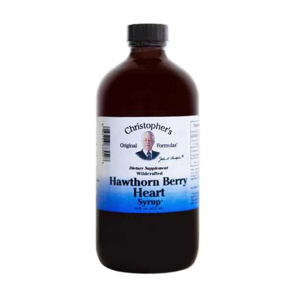 Hawthorn Berry Heart Syrup - 16 oz