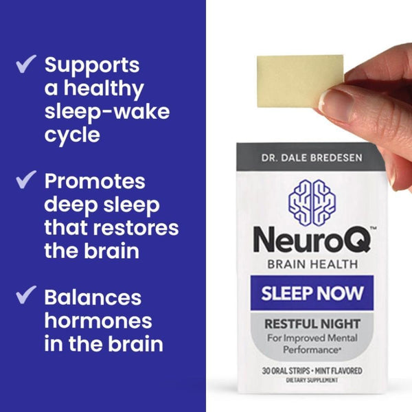 NeuroQ Sleep Now Strips - 30 Oral Strips