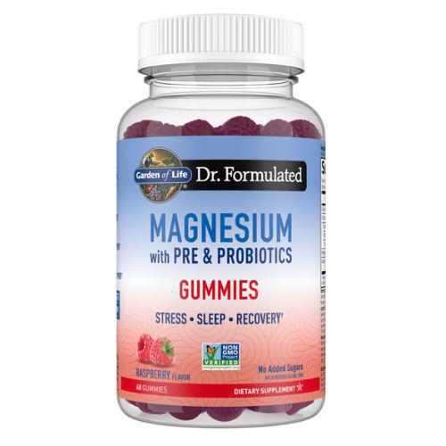 Dr. Formulated Magnesium With Pre & Probiotics Gummies, Raspberry flavor-60 ct