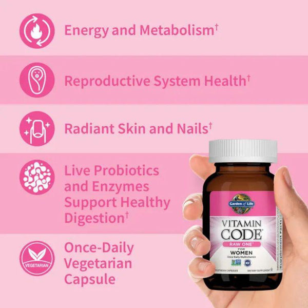 Vitamin Code Raw One For Women - 75 Capsules