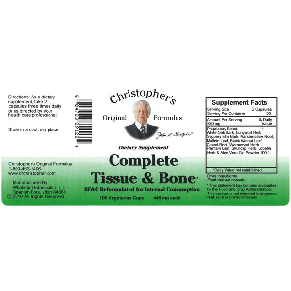 Complete Tissue & Bone - 100 VegCap