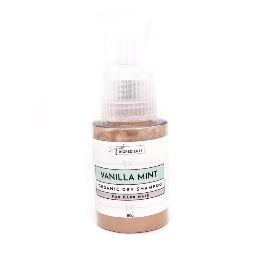 Just Ingredients Dry Shampoo for Dark Hair - Vanilla Mint