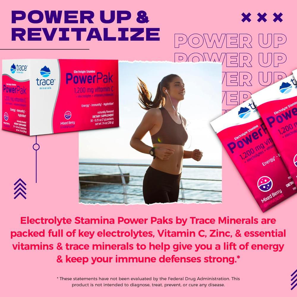 Electrolyte Stamina Power Pak - Mixed Berry - 30 Packets