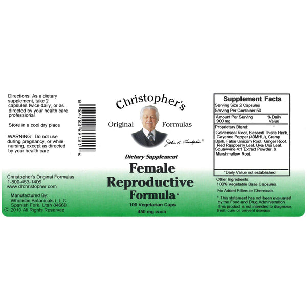 Female Reproductive Formula - 100 VegCap